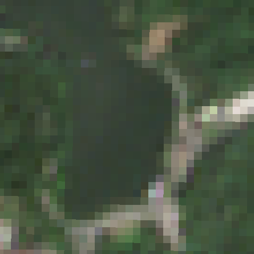 Sentinel-2-Aufnahme des Aichstruter Stausee vom 10. August 2026