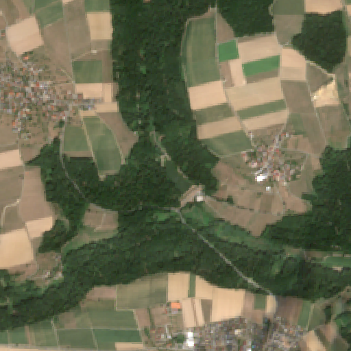 Sentinel-2-Aufnahme des Alfdorf Eisenbachsee vom 10. August 2026