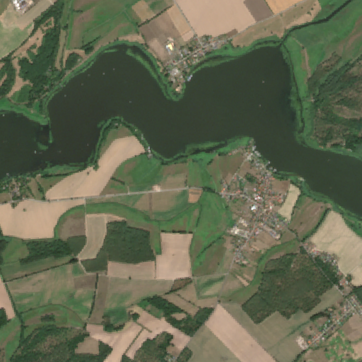 Sentinel-2-Aufnahme des Hohennauener See vom 08. August 2026