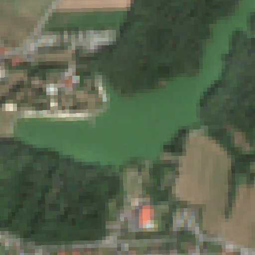 Sentinel-2-Aufnahme des Eginger See vom 10. August 2026