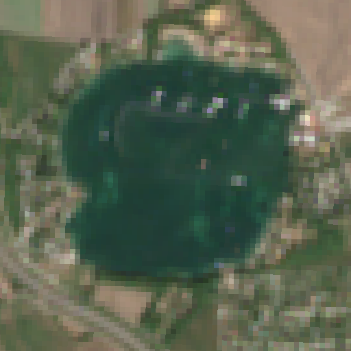 Sentinel-2-Aufnahme des Friedberger Baggersee vom 08. August 2026