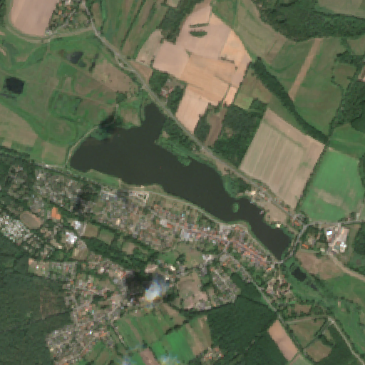 Sentinel-2-Aufnahme des Gartower See vom 08. August 2026