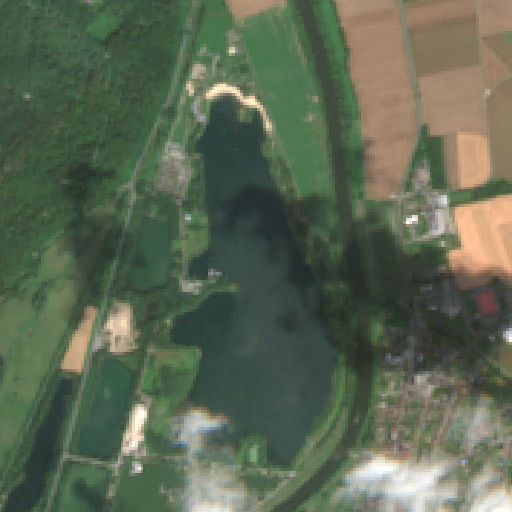 Sentinel-2-Aufnahme des Godelheimer See vom 12. Juli 2026