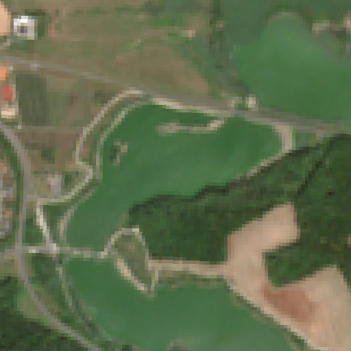 Sentinel-2-Aufnahme des Goldbergsee vom 10. August 2026