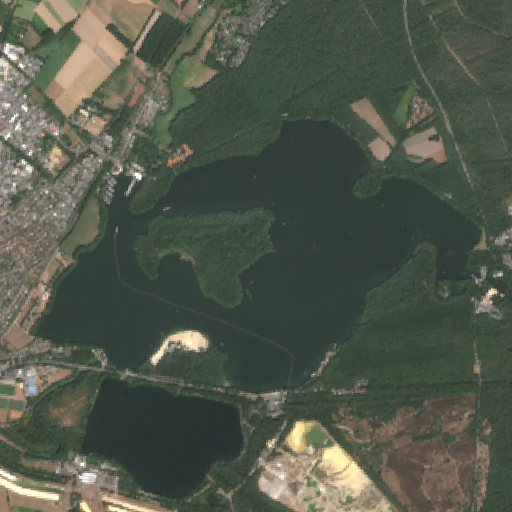 Sentinel-2-Aufnahme des Halterner Stausee vom 09. August 2026