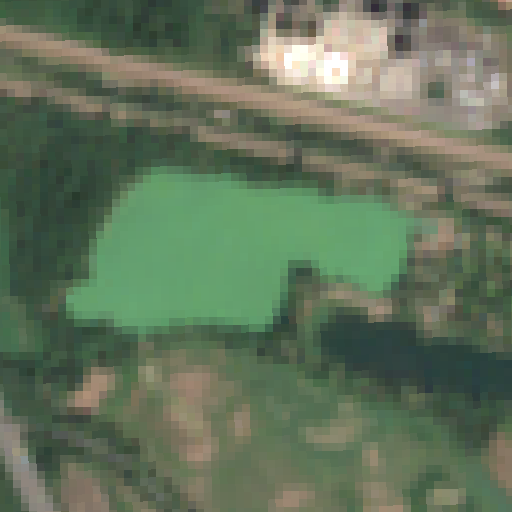 Sentinel-2-Aufnahme des Köndringer Baggersee vom 06. August 2026