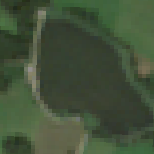 Sentinel-2-Aufnahme des Kuhstallweiher vom 10. August 2026
