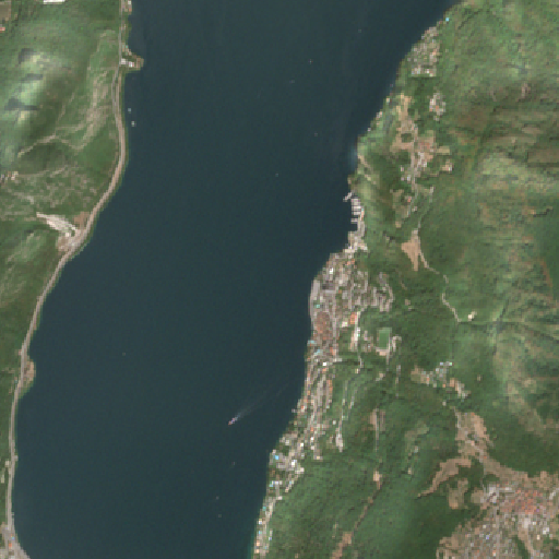 Sentinel-2-Aufnahme des Lago di Lugano vom 10. August 2026