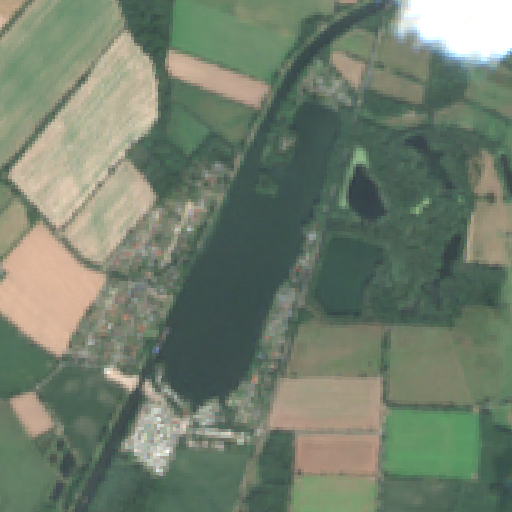 Sentinel-2-Aufnahme des Lanzer See vom 08. August 2026