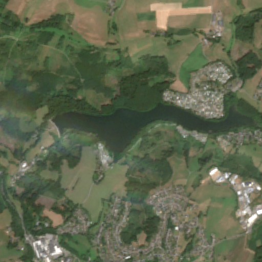 Sentinel-2-Aufnahme des Lingesetalsperre vom 04. August 2026