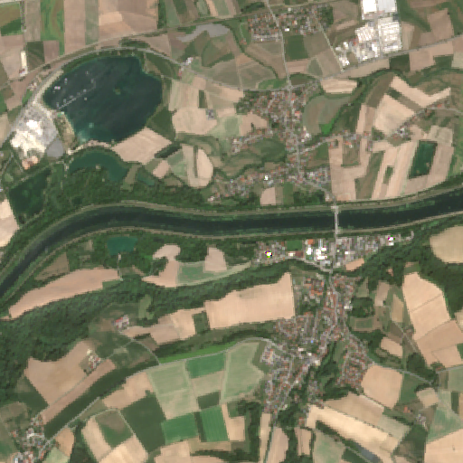 Sentinel-2-Aufnahme des Markus Rüb Weiher vom 10. August 2026