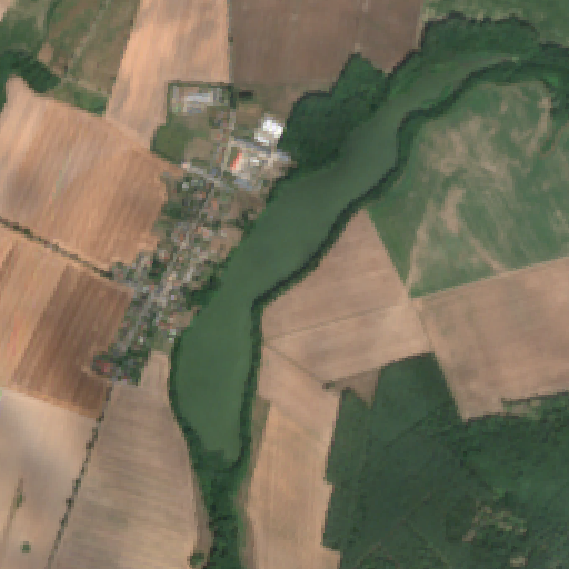 Sentinel-2-Aufnahme des Melzer See Melz vom 03. August 2026