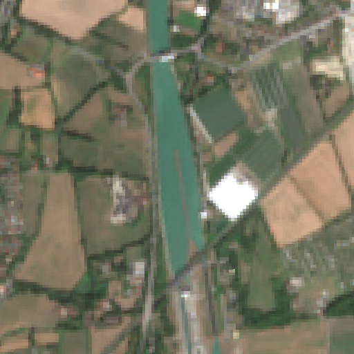 Sentinel-2-Aufnahme des Münstersche Aa vom 09. August 2026