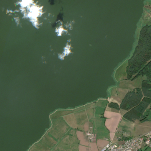 Sentinel-2-Aufnahme des Peenestrom Usedom vom 05. August 2026