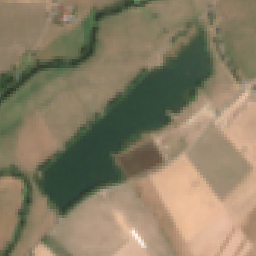 Sentinel-2-Aufnahme des Pfordter See vom 08. August 2026