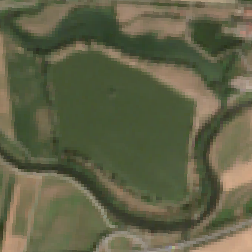 Sentinel-2-Aufnahme des Satzdorfer See vom 10. August 2026