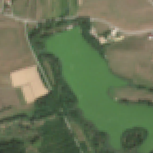 Sentinel-2-Aufnahme des Schnerzhofer Weiher vom 10. August 2026