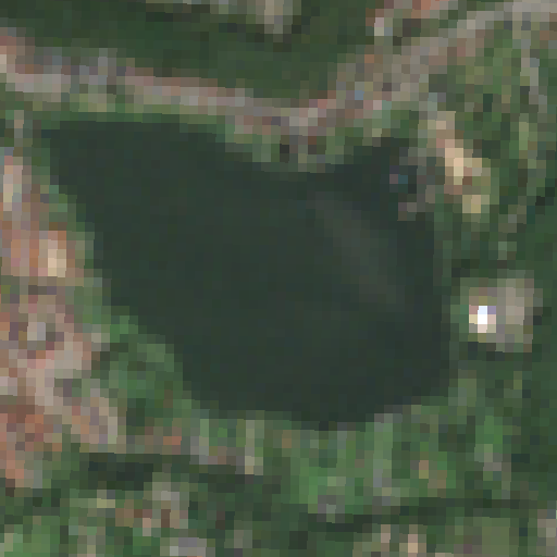Sentinel-2-Aufnahme des Schulsee vom 03. August 2026