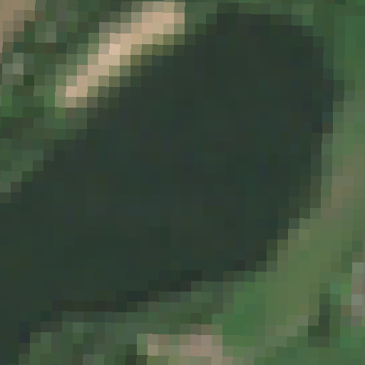 Sentinel-2-Aufnahme des See Hinterm Horn vom 14. Juli 2026