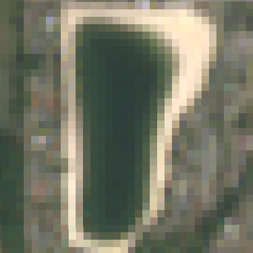 Sentinel-2-Aufnahme des Stedener See vom 09. August 2026
