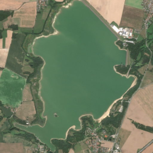 Sentinel-2-Aufnahme des Talsperre Bautzen vom 10. August 2026