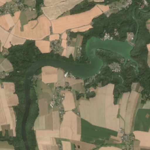 Sentinel-2-Aufnahme des Talsperre Kriebstein vom 10. August 2026