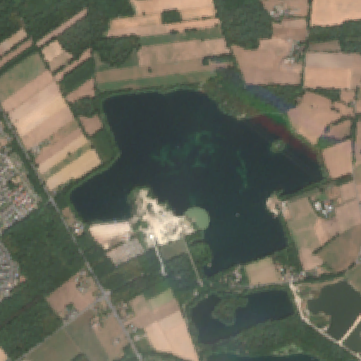 Sentinel-2-Aufnahme des Tenderingssee vom 09. August 2026