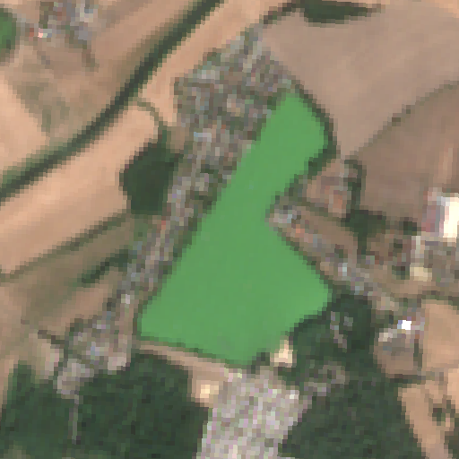 Sentinel-2-Aufnahme des Ternscher See vom 09. August 2026