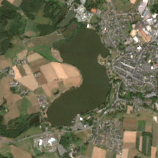 Sentinel-2-Aufnahme des Weißenstädter See vom 10. August 2026