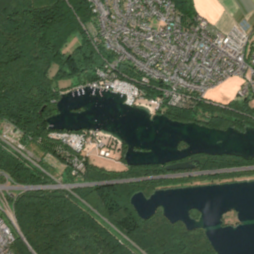 Sentinel-2-Aufnahme des Zamek See vom 25. Juli 2026